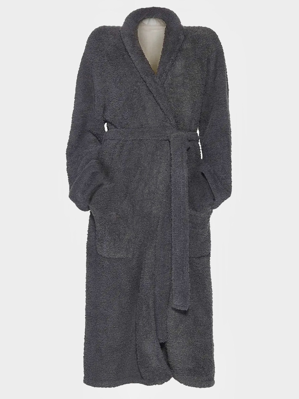 The Barefoot Dreams CozyChic Adult Robe in Slate Blue and Size 3